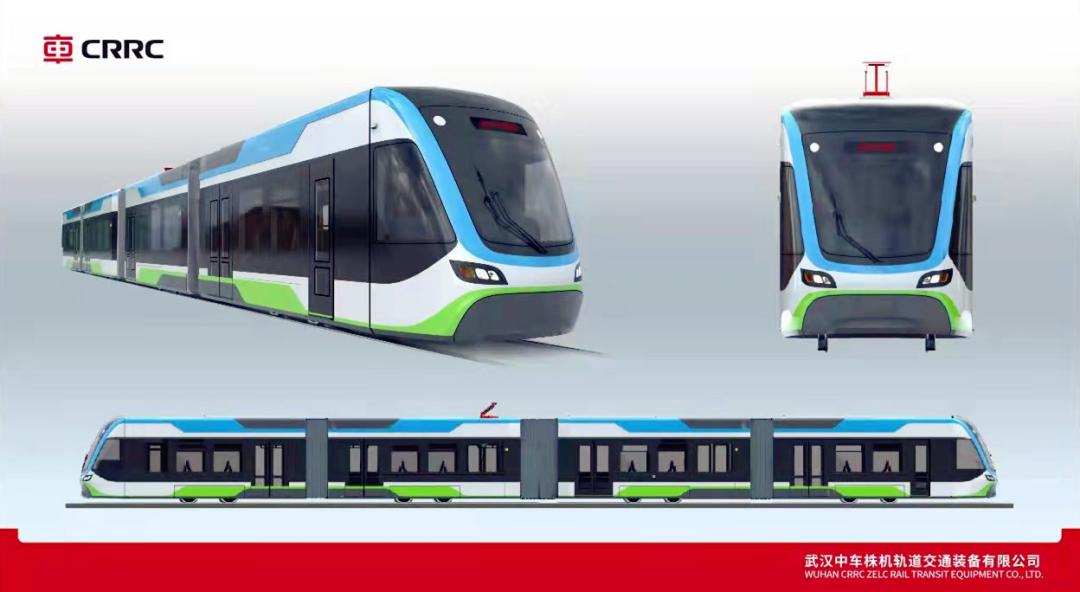 黄石首列有轨电车完成组装!