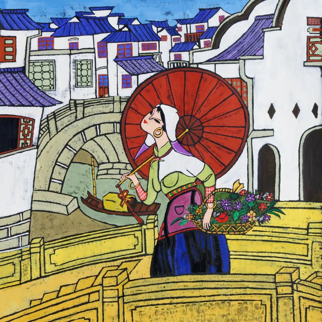 患者体验丨非遗画作走进同·艺空间