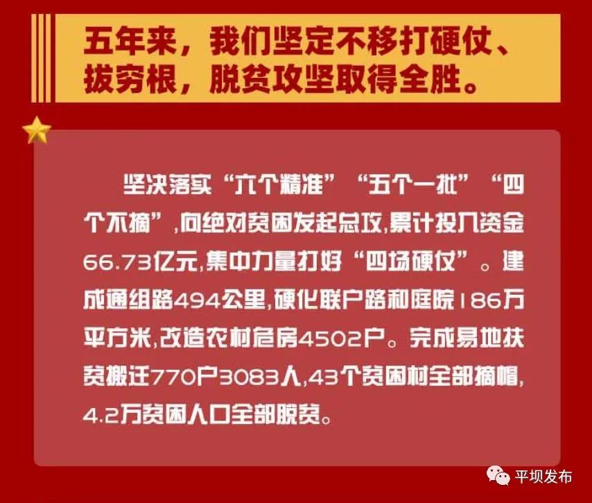 聚焦两会平坝区人民政府工作报告要点速读一过去五年工作回顾