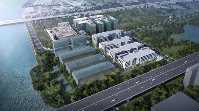 博力威锂电芯及储能电池研发生产总部项目效果图