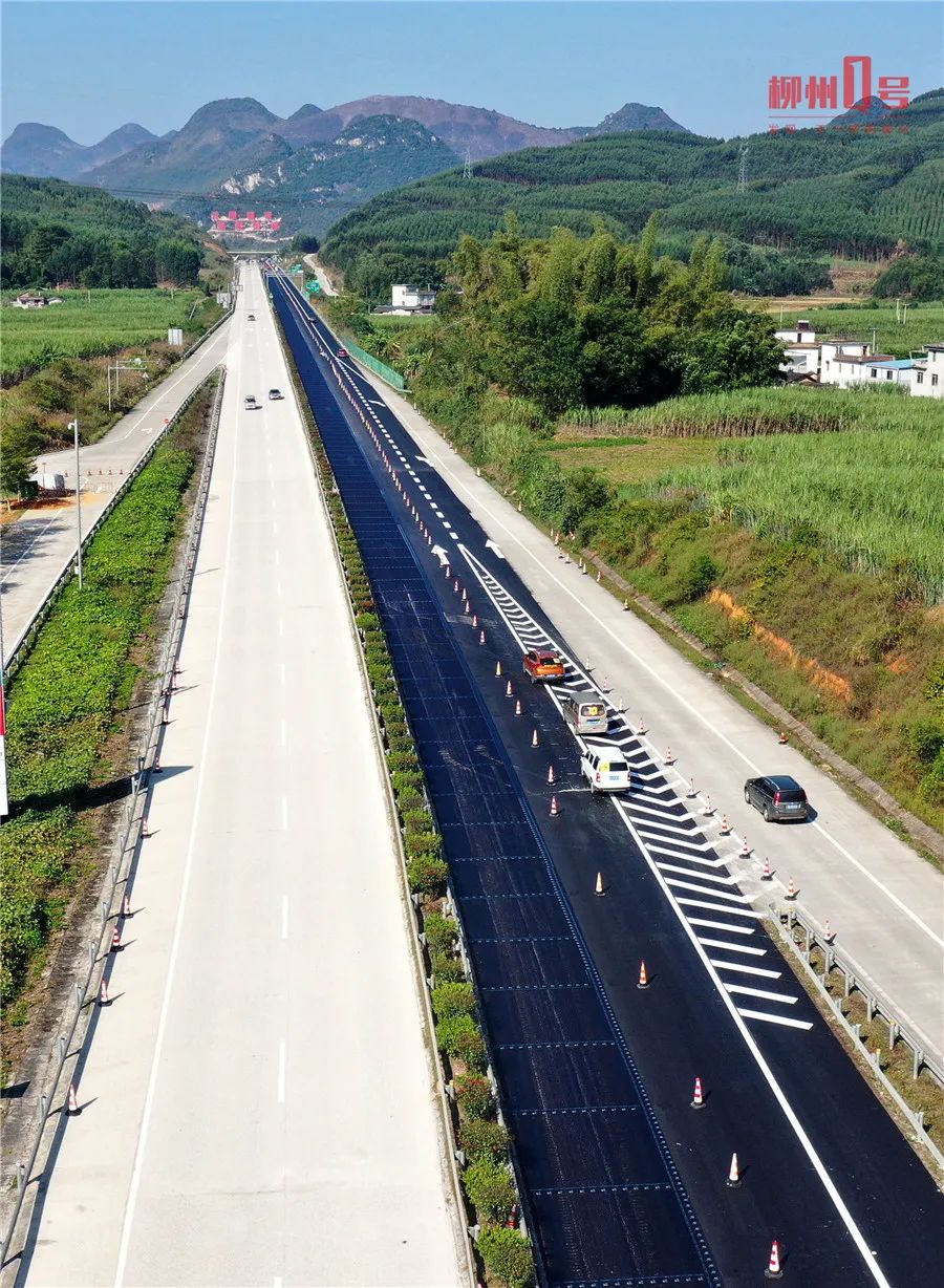100千米时120千米时三柳高速白改黑有望今年底完工