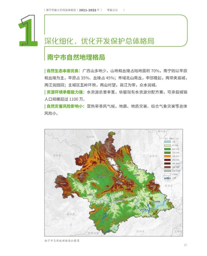 南宁市国土空间总体规划(2021-2035年)草案公示