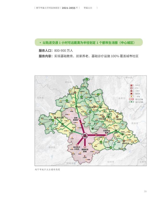 南宁市国土空间总体规划(2021-2035年)草案公示