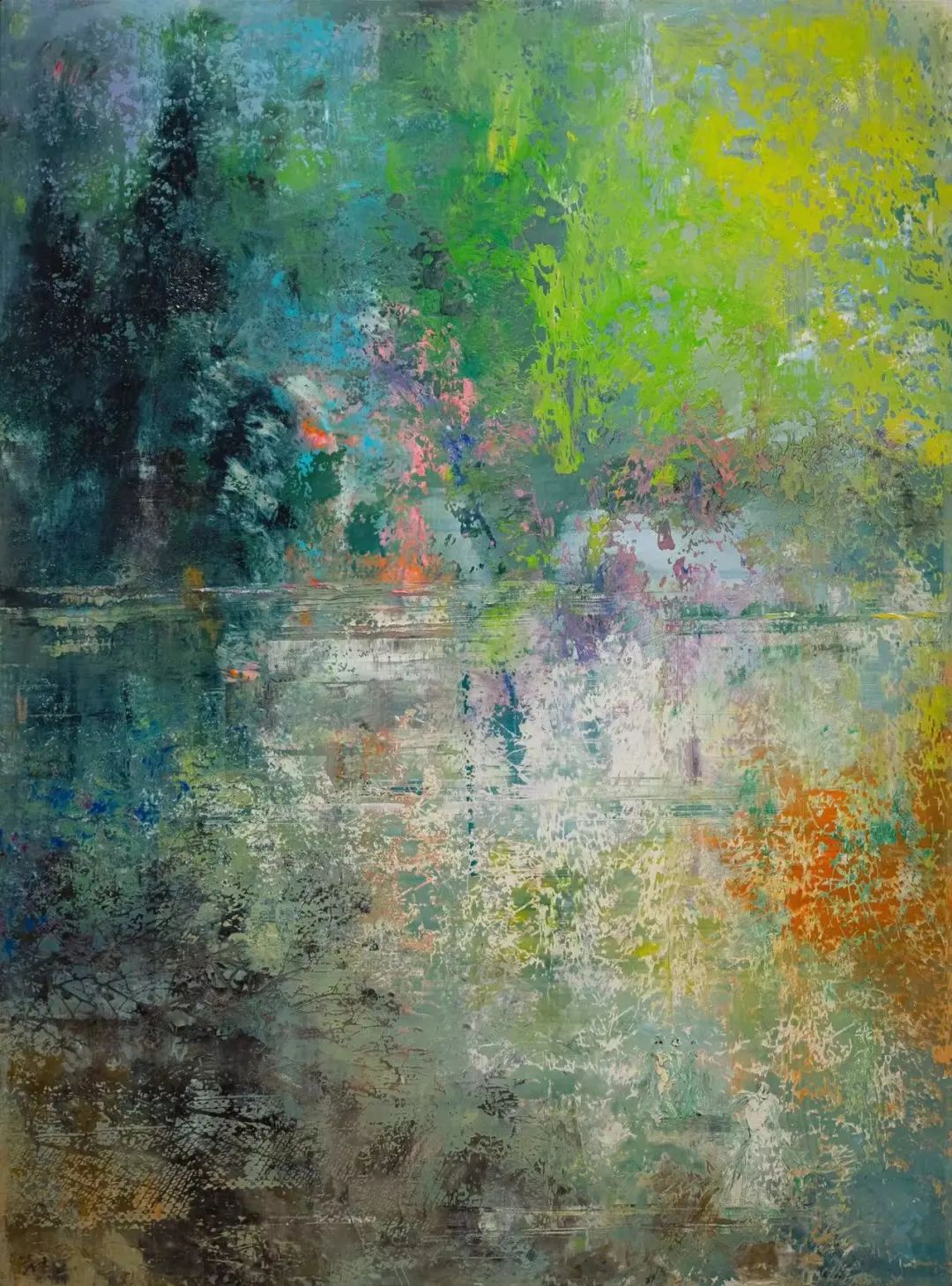 木澤定一「モンマルトル」 油彩画 20号 超厚塗りの大作 - 美術品 