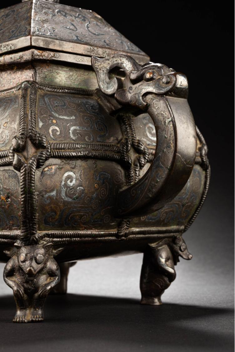 中国 古銅 青銅器 鈕鐘 吊鐘 銅鐸 銅器 時代物 唐物 古美術 骨董 美術品金属工芸