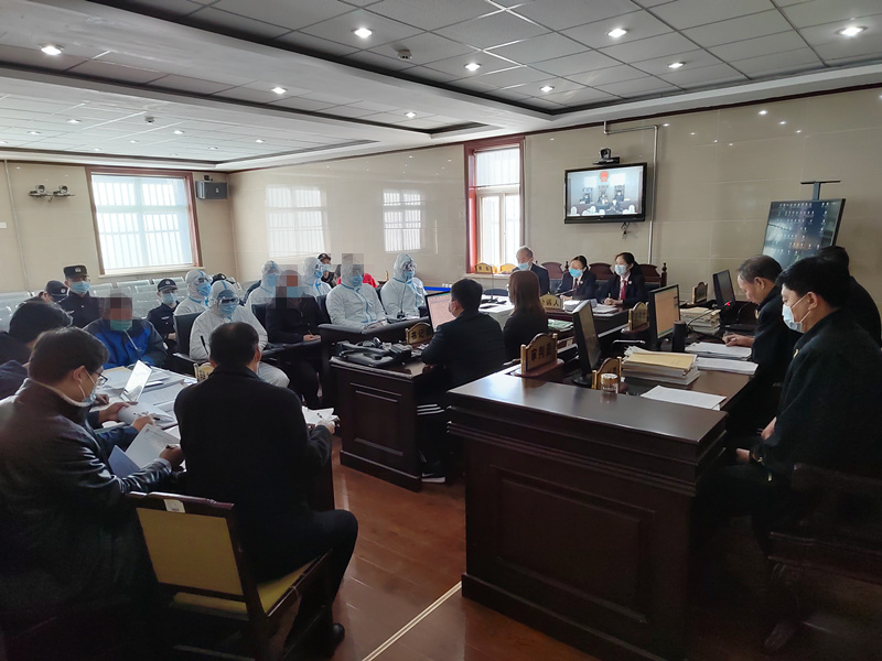 南皮县人民法院公开开庭审理了一起涉恶案件
