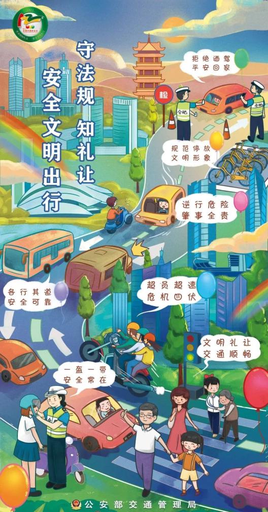 "文明交通正能量"作品. | 第十个122"全国交通安全日"