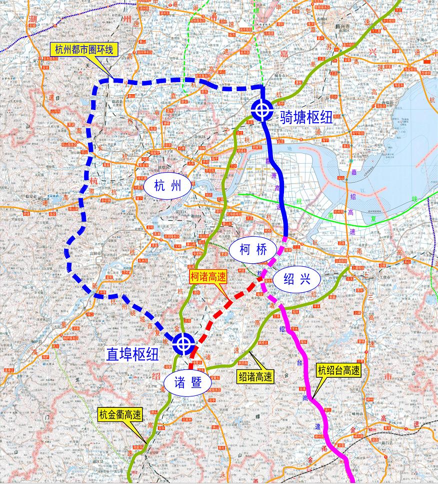 深化杭绍同城柯诸高速公路项目获省里核准