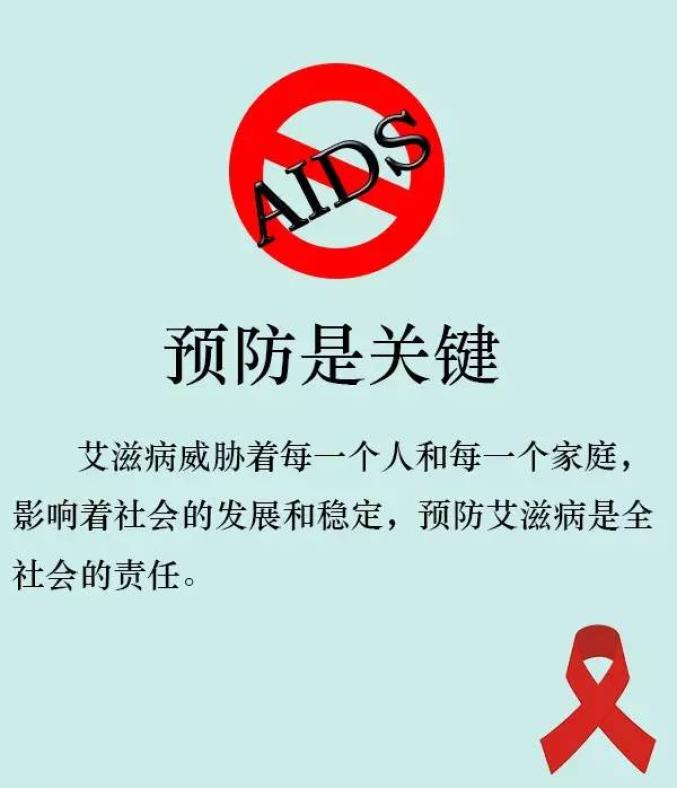 防艾宣傳預防艾滋病的知識