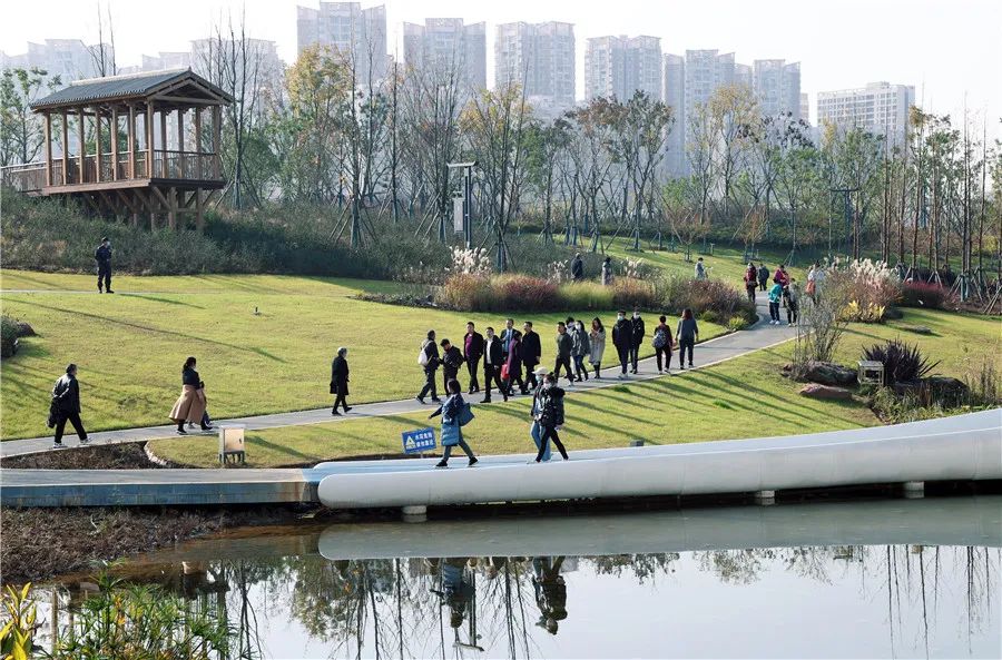 驛馬河公園二期開放啦