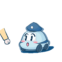 激萌~"警民直通车上海"专属表情包——"通通"警官上线啦!