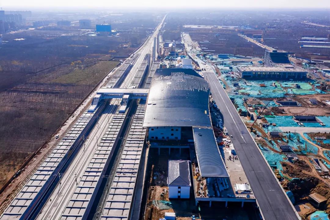 室内实景首次曝光郑济高铁濮阳东站最新进展来了