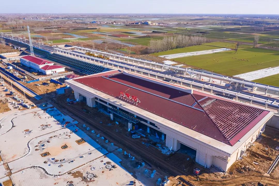 室内实景首次曝光郑济高铁濮阳东站最新进展来了