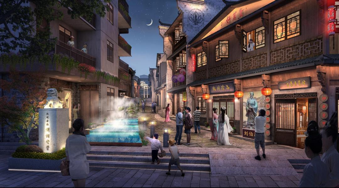丽水市区刘祠堂背历史文化街区效果图来了