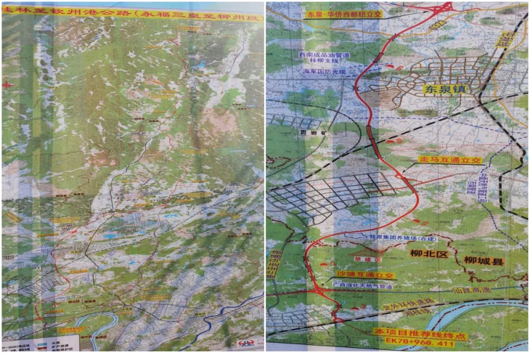 柳州高速公路规划图图片