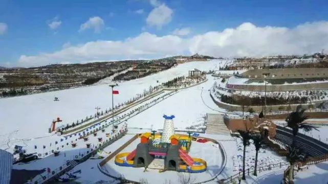 阳泉桃林沟滑雪场图片