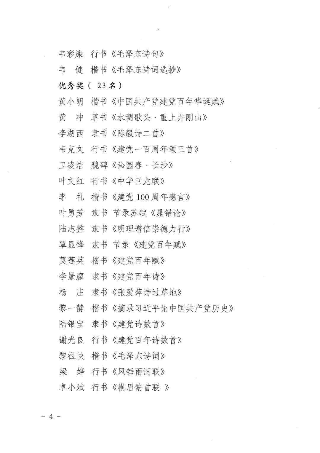 全市庆党成立100周年书法美术摄影比赛结果出炉看有没有你的获奖作品