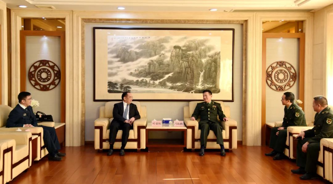 东莞军分区调研组到横沥镇调研基层武装工作
