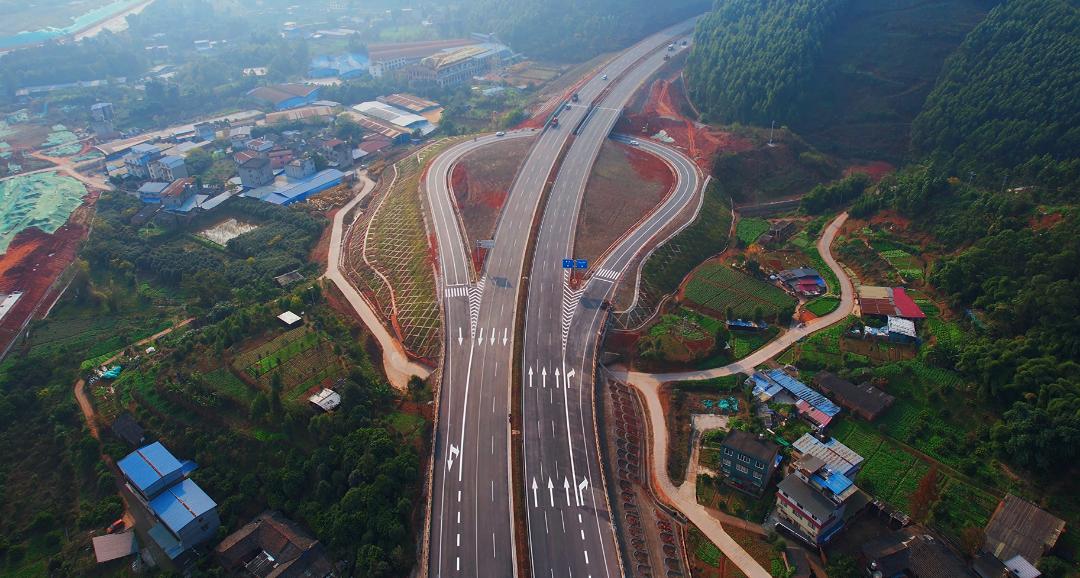 省道308线改线工程正式通车中建一局带你10分钟跨越10公里