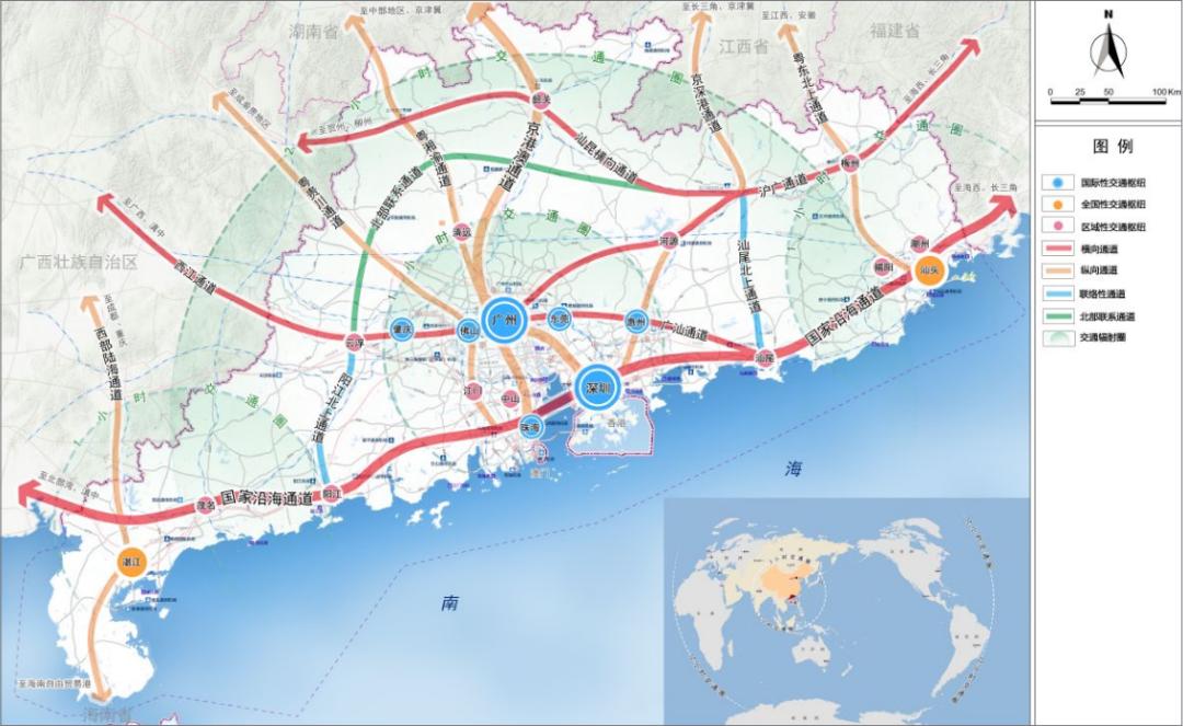 广东2030年铁路规划图图片