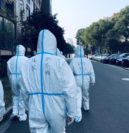 12月10日一早,澥浦法庭张志锋的这条"抗疫手记"在