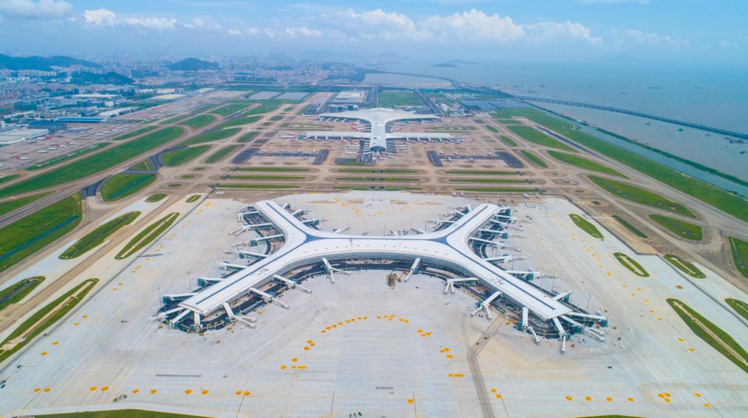 正式启用中建八局筑力深圳机场卫星厅腾飞