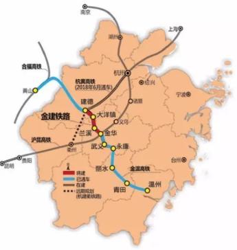 建德大洋站金建鐵路建德段徵遷工作全面完成預計2024年底建成通車