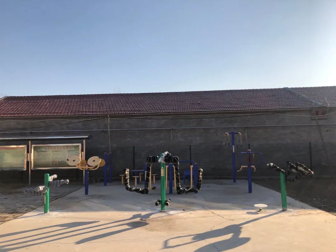 我为群众办实事广阳区万庄镇健身器材换新颜乡村振兴体育同行