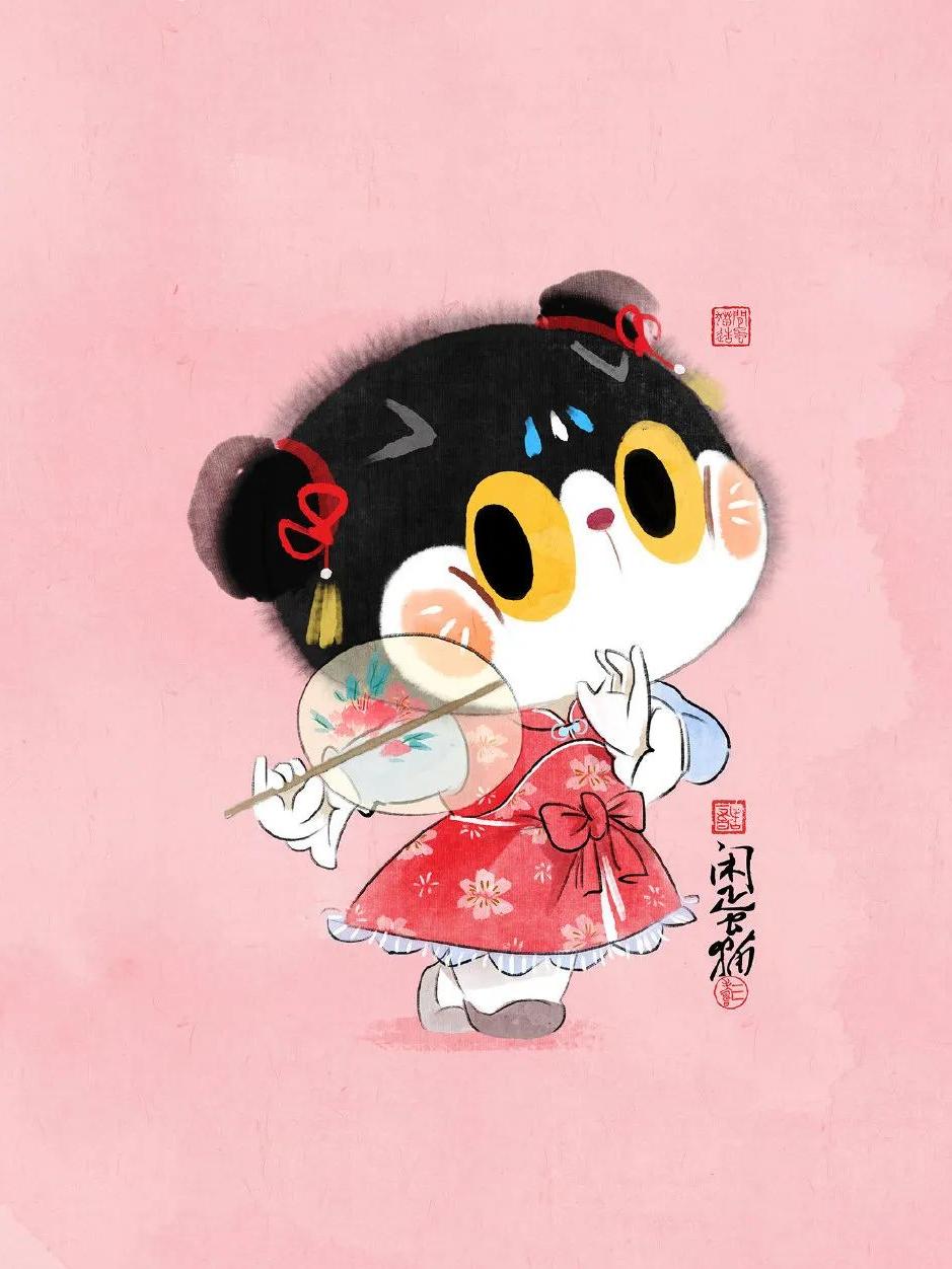 他画的国风猫咪有趣又治愈获上万网友点赞