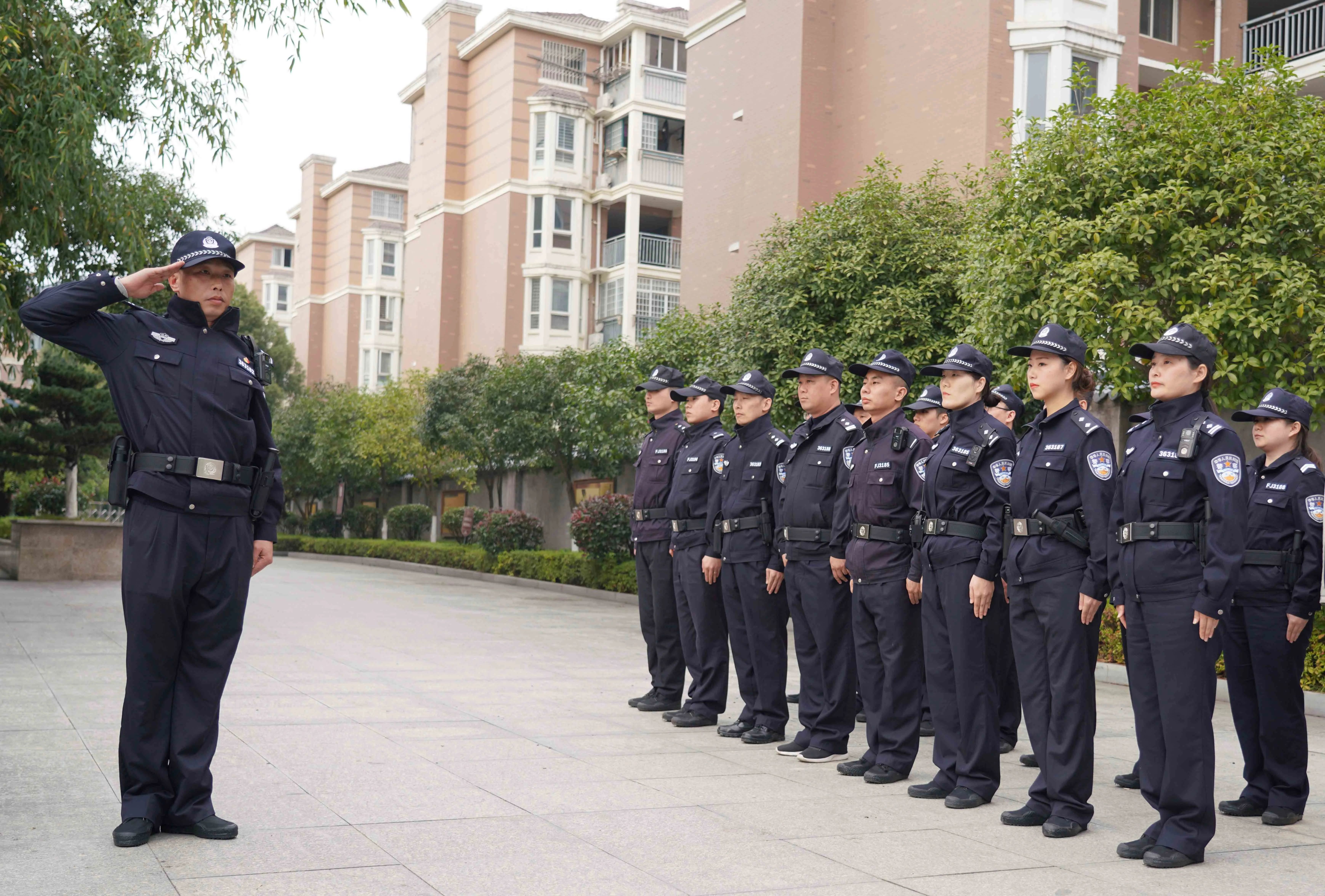 省高院司法警察总队对珠山法院实战化训练推进年活动开展专项考核验收