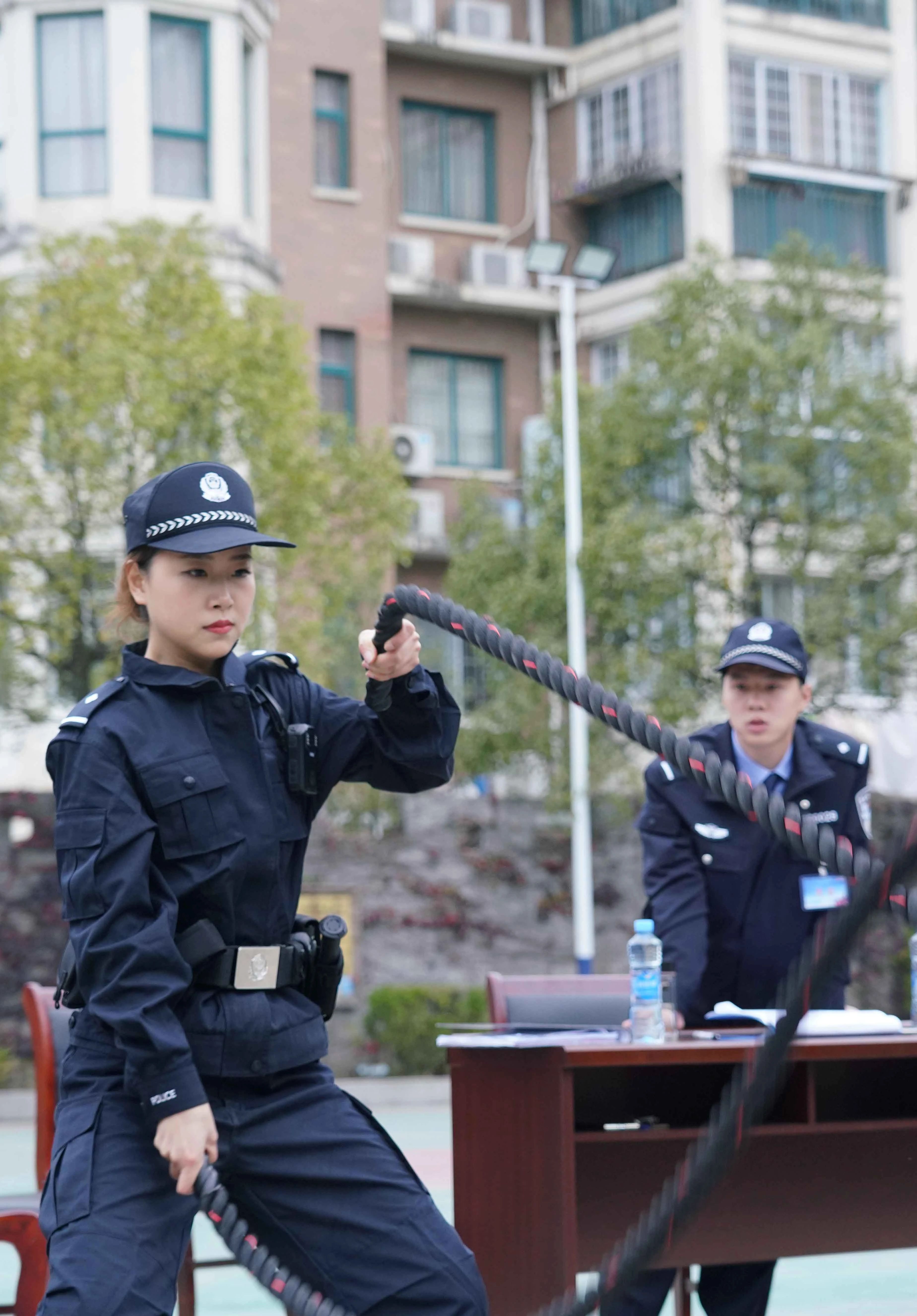 女民警训练图片