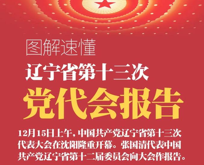 聚焦丨图解速懂辽宁省第十三次党代会报告