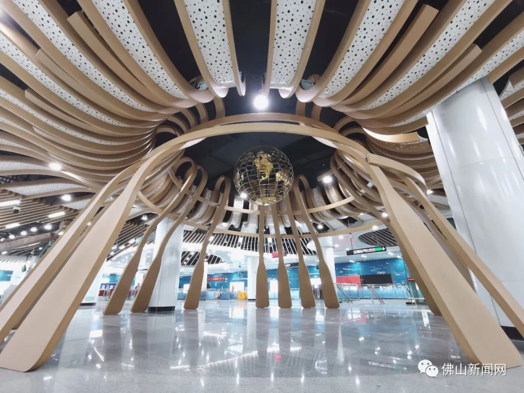 岭南特色浓郁佛山2条新地铁特色站内部曝光多图