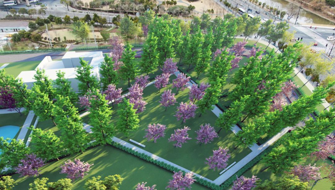 超8000㎡张江镇将新增一处绿地来看效果图