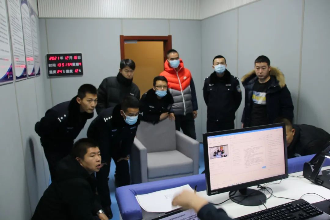 冬季整训抚远市公安局开展执法办案管理中心运行实操培训