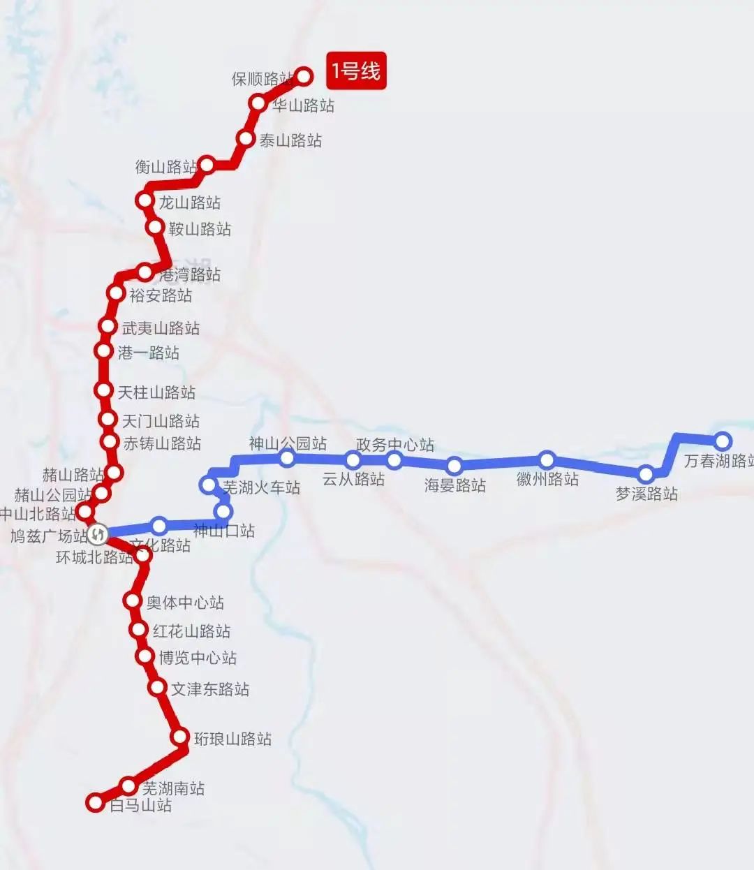 芜湖单轨2号线站点图片