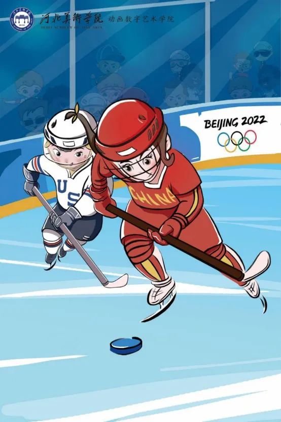 冬奥会奥运会卡通画图片
