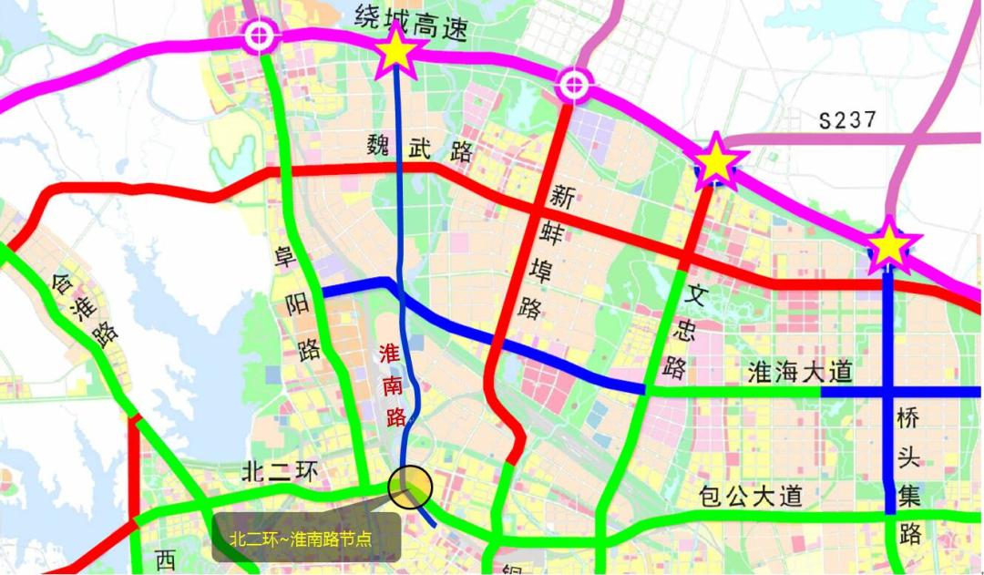 从合肥市重点局获悉畅通二环北环淮南路节点工程定于2021年12月25日00