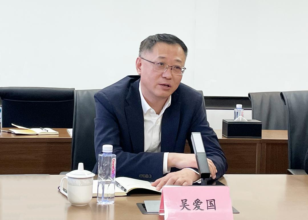 吴爱国拜会深圳市前海蛇口自贸投资发展有限公司党委书记总经理徐荣