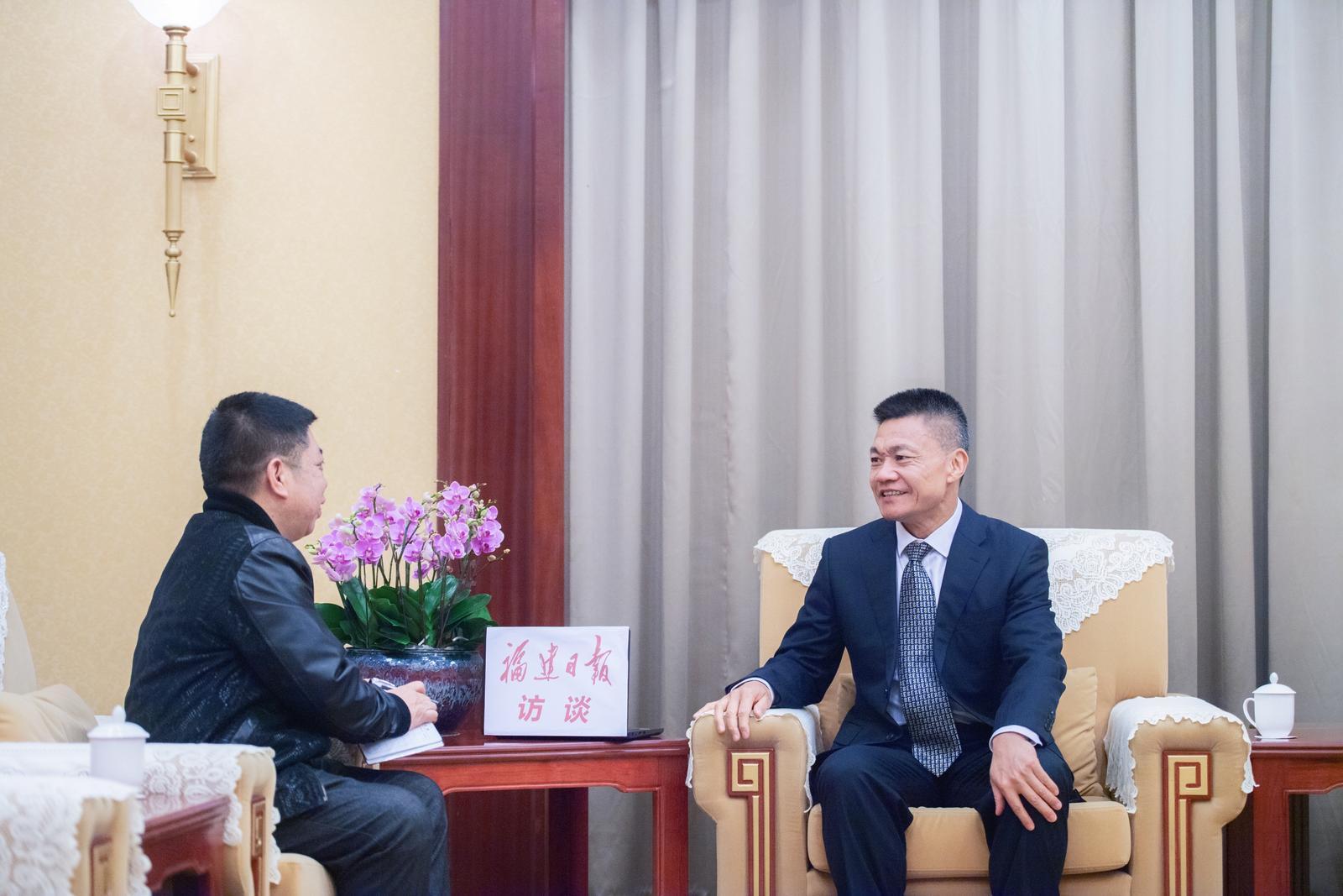 福建日报记者专访漳州市委书记张国旺.