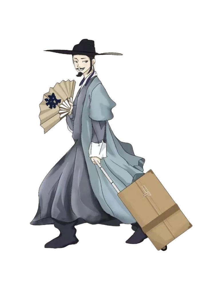 斜杠大叔陆游在罨画池的惬意生活