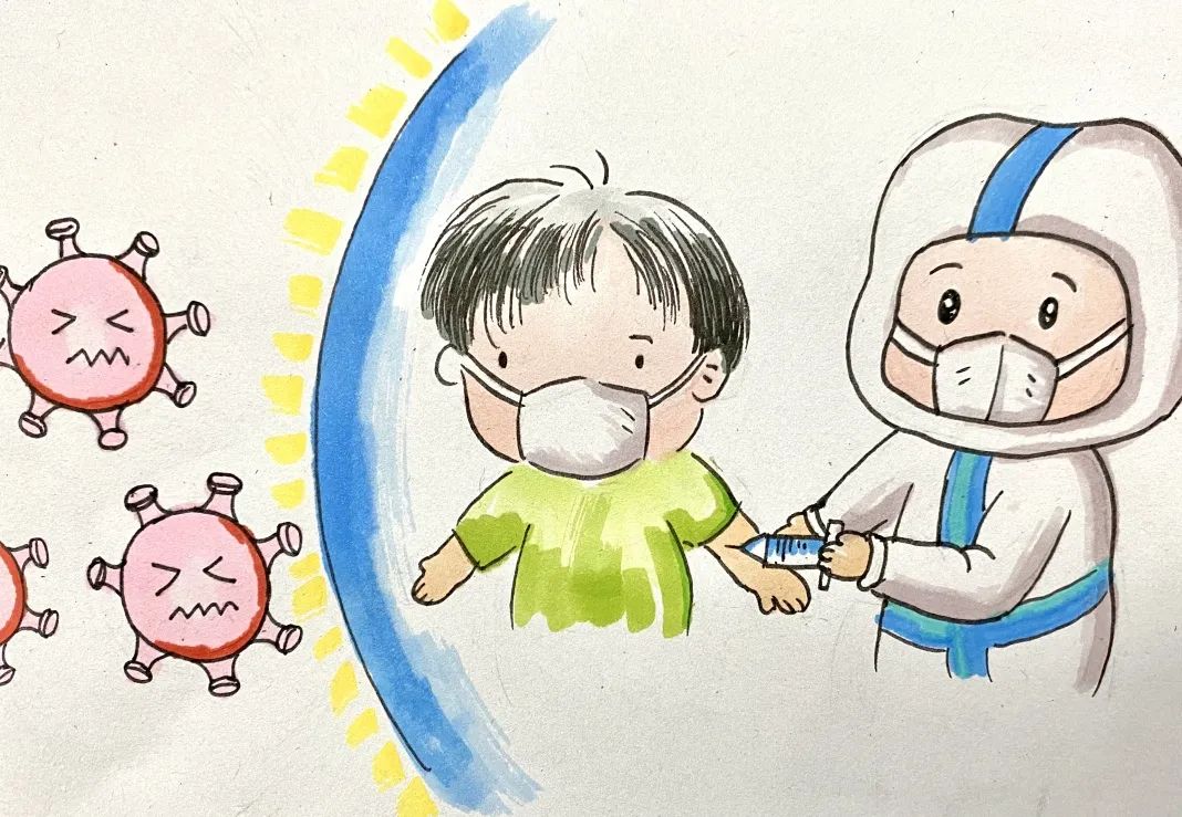 抗病毒漫画图片幼儿园图片