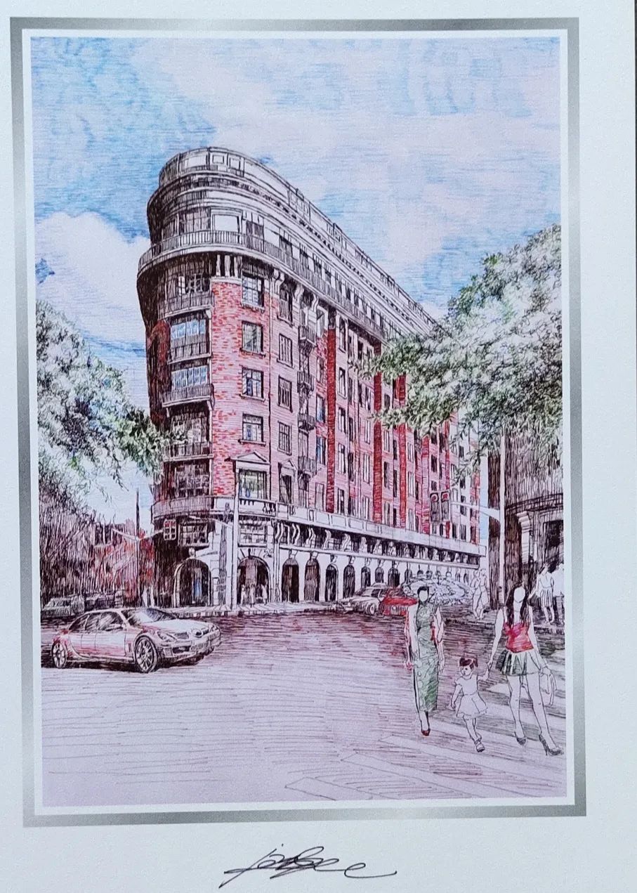 厉害杨浦这位钢笔画艺术家创作30米长上海滨江长卷