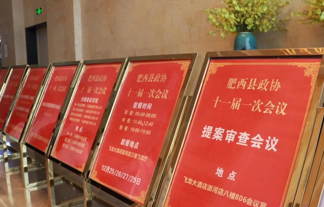 肥西进入两会时间政协委员按时报到