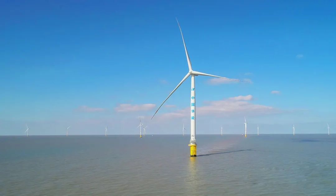 在苏建设完成的海上风电至此中国华能集团有限公司在江苏建设的射阳