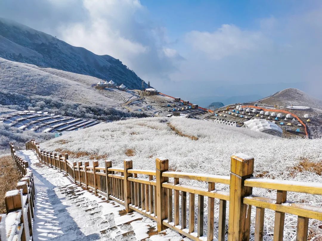 武功山开启玩雪模式走吧该出发了