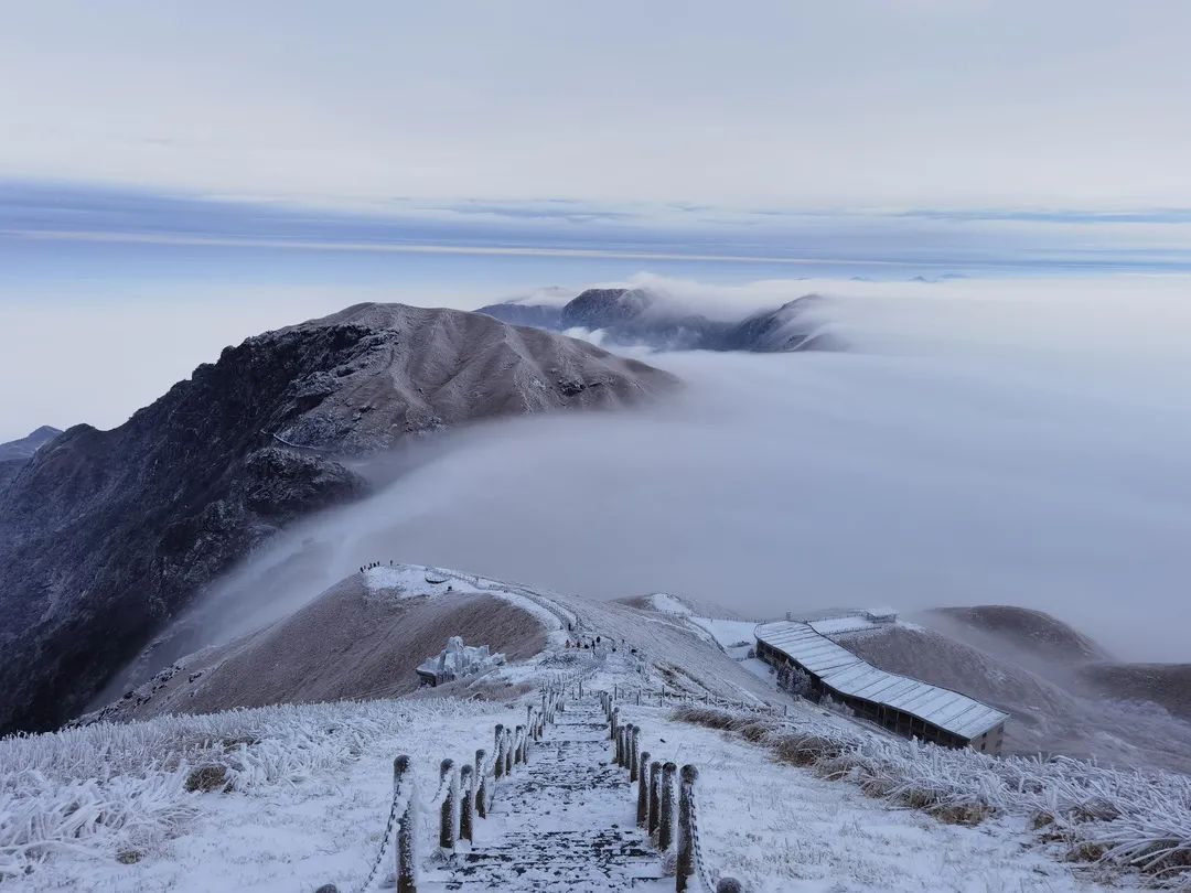 武功山开启玩雪模式走吧该出发了