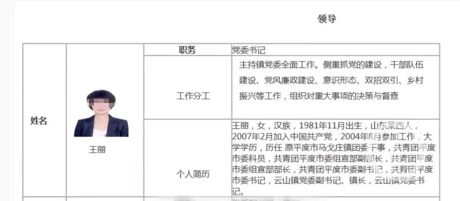 平度市云山镇党委书记王丽不当言论引发热议/网络