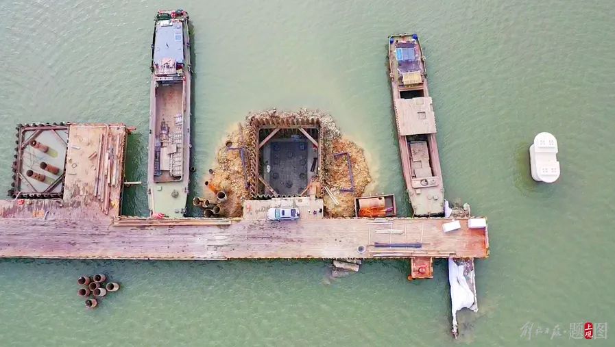 沪苏湖高铁迎重大节点湖中造桥初战告捷