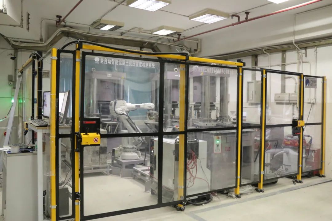 全自动智能混凝土抗压强度测试系统在广州检测中心投入使用
